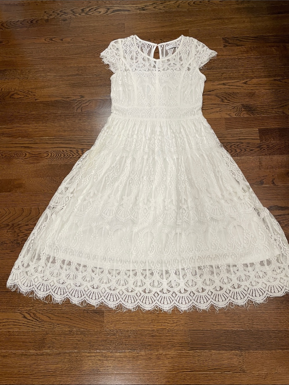 White Lace Dress - Elegant Party & Special Occasion